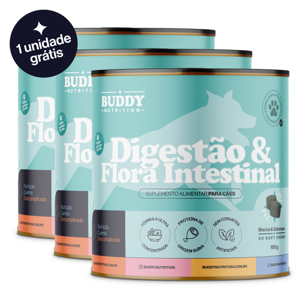 Kit 3x Digestão & Flora Intestinal