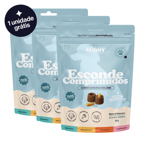 Kit 3x Esconde Comprimidos